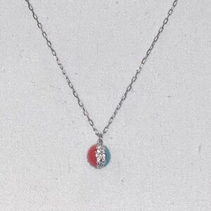 Swarovski Silver Beachball Necklace